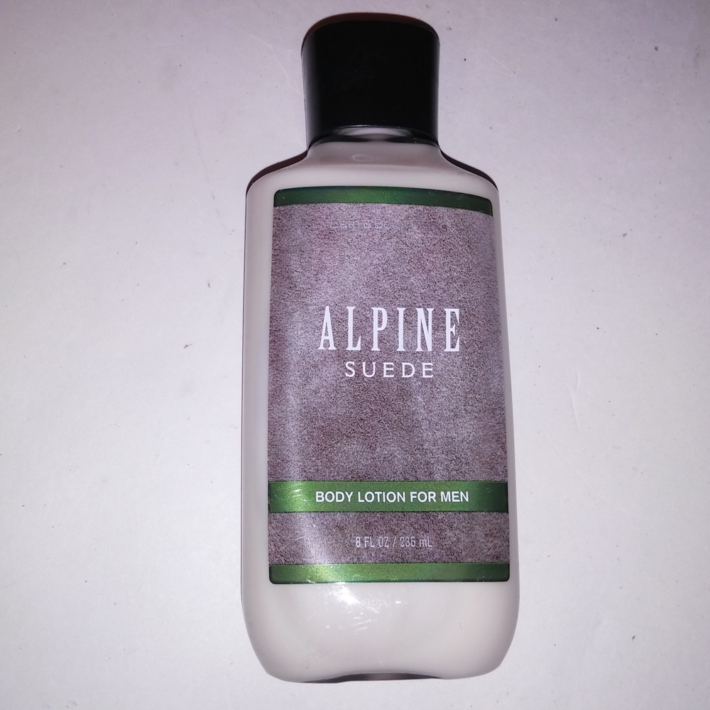 Bath and Body Works Lotion Alpine Suede For Men Full Size 8oz New